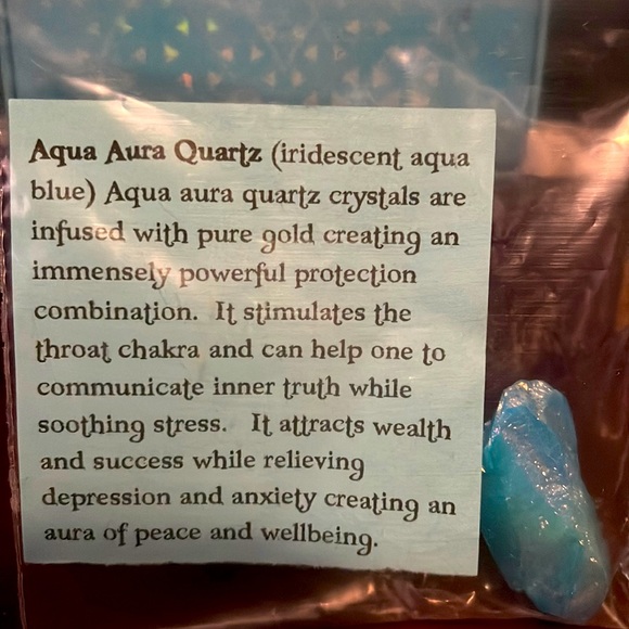 Aqua aura, quartz, crystal carry it everywhere with you! - Picture 2 of 4